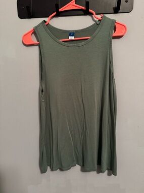 Old Navy Olive Green Swing Tank Top